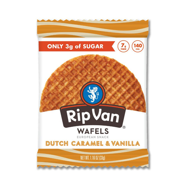 トップス flexwitme foodie Rip Van Dutch Caramel & Vanilla Stroopwafel Cookies 1.2oz (48ct