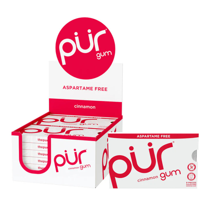 PUR Cinnamon Gum Blister Pack 9pc (12ct)