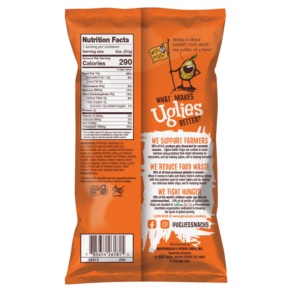 Uglies 2oz. Buffalo Ranch BACK