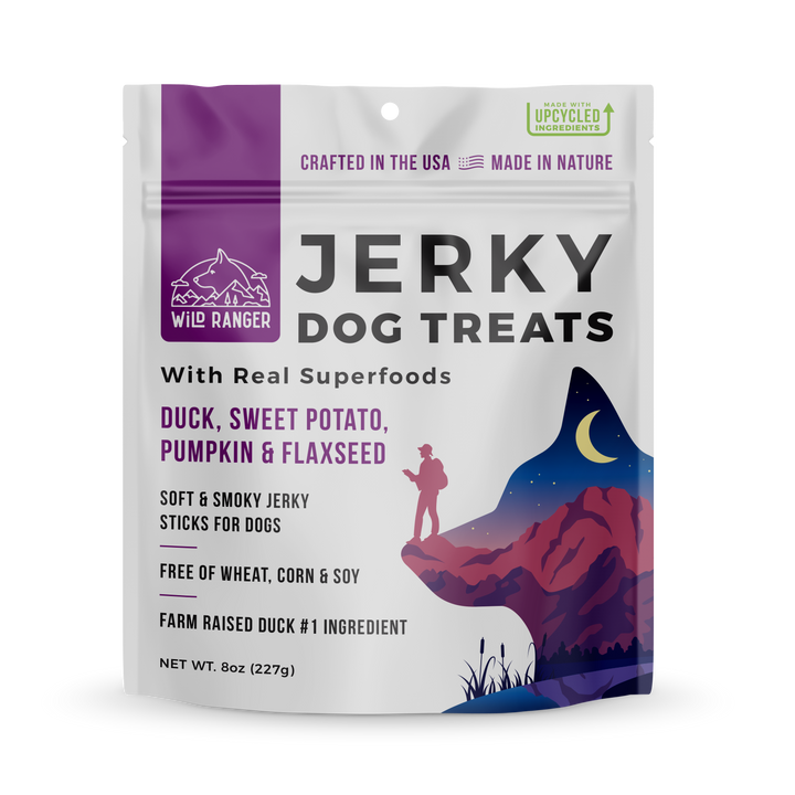 Wild Ranger Duck Jerky Dog Treats 8oz (6ct)