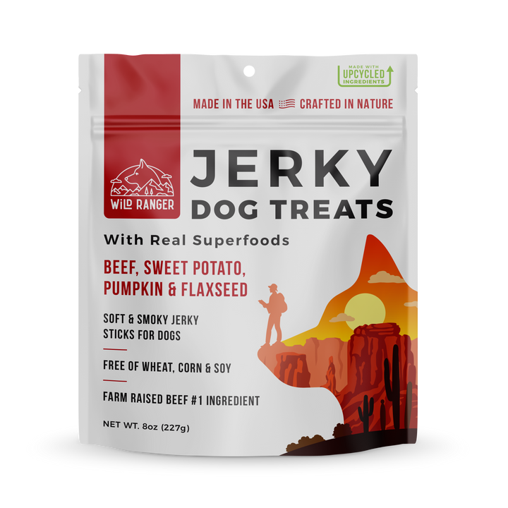 Wild Ranger Beef Jerky Dog Treats 8oz (6ct)