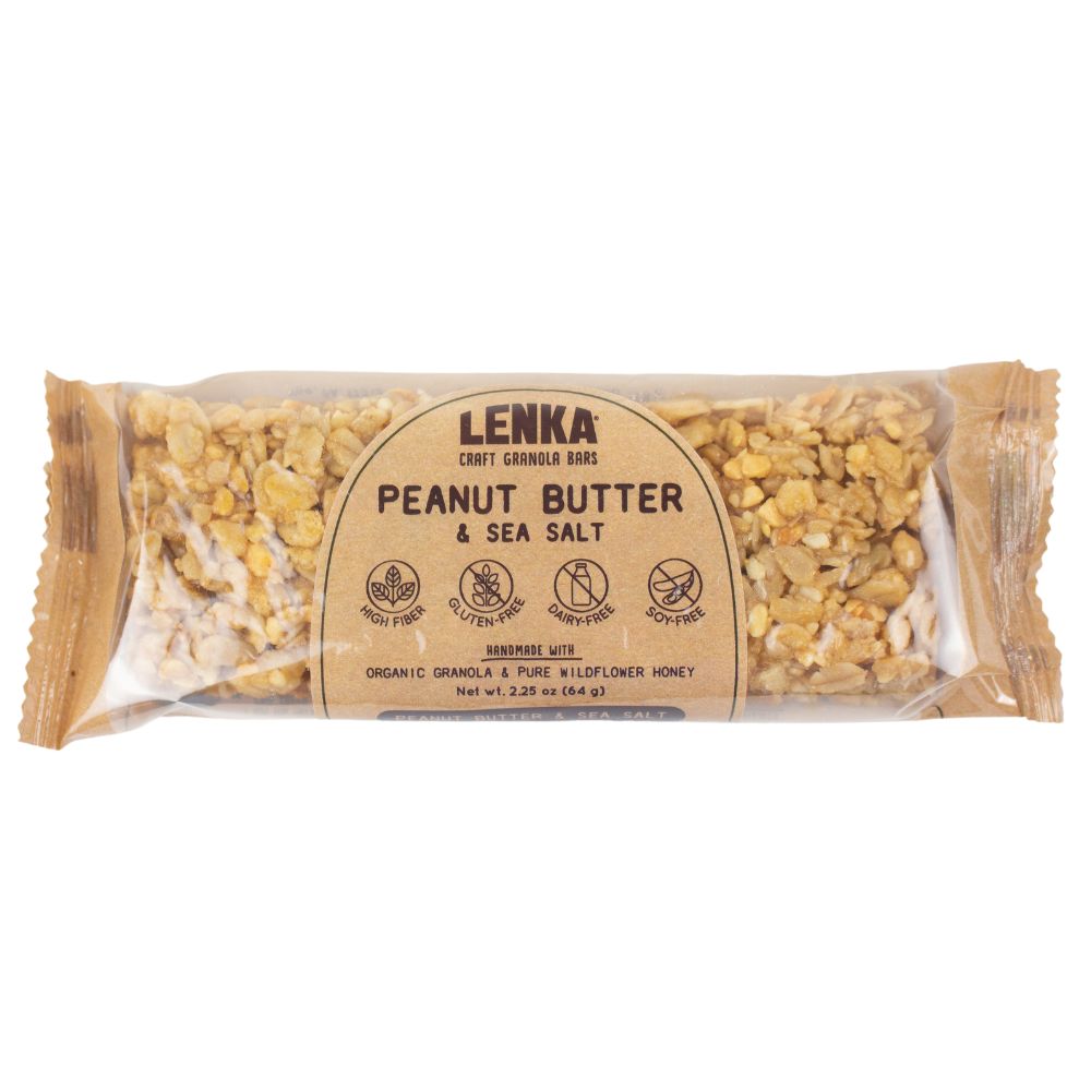 Lenka Peanut Butter Granola Bars 2.25oz 