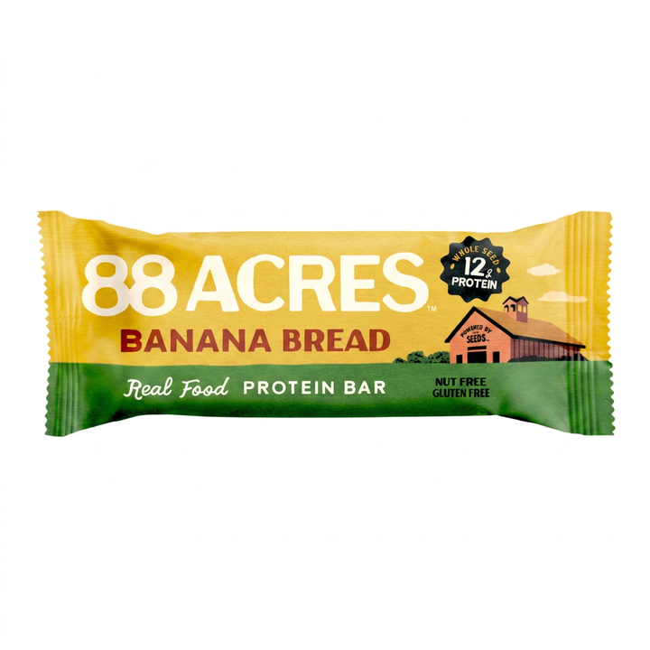 88 Acres Banana Bread Pumpkin Seed Protein Bar 1.9oz (9ct)