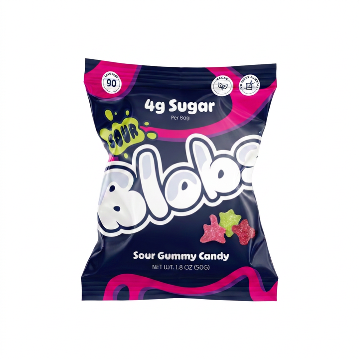 Blobs Mixed Sour Gummy Candy 1.8oz (6ct)