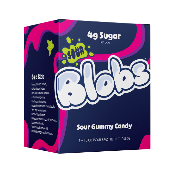 Blobs Mixed Sour Gummy Candy 1.8oz (6ct)