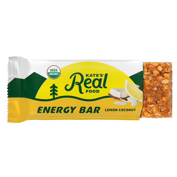 Kate's Real Food Lemon Coconut Oat Energy Bar 2.2oz (12ct)
