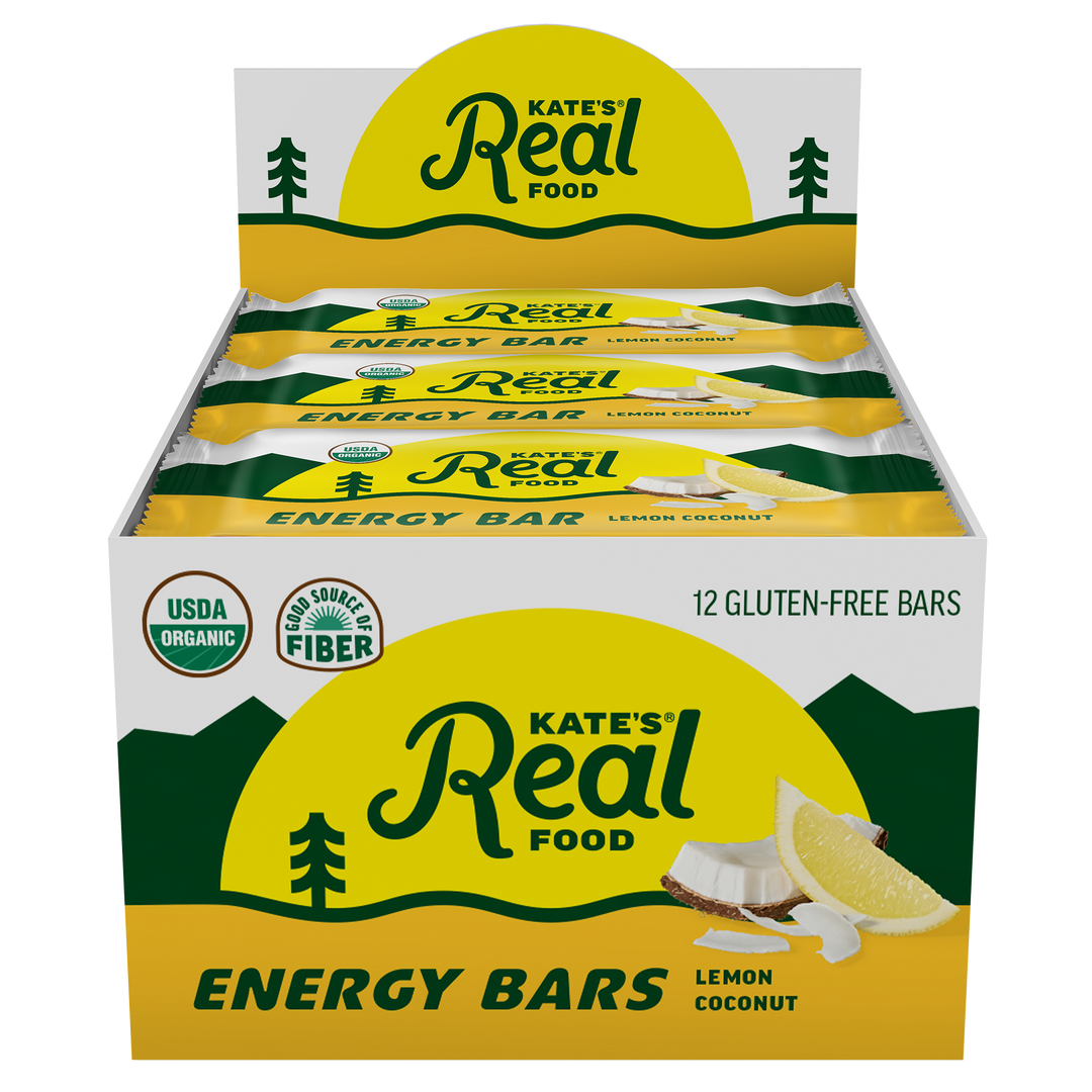 Kate's Real Food Lemon Coconut Oat Energy Bar 2.2oz (12ct)