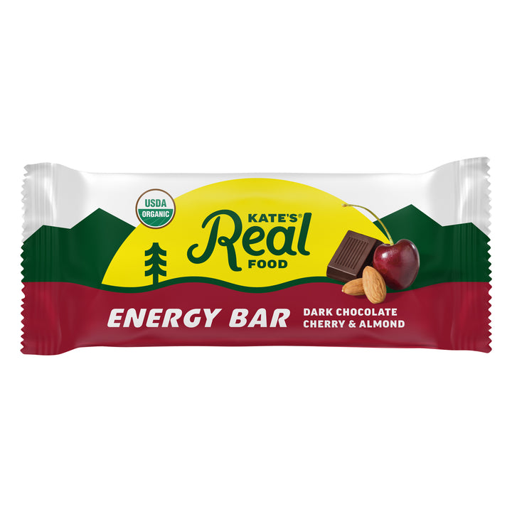 Kate's Real Food Dark Chocolate Cherry & Almond Oat Energy Bar 2.2oz (12ct)