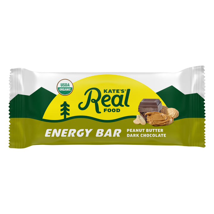 Kate's Real Food Peanut Butter Dark Chocolate Oat Energy Bar 2.2oz (12ct)