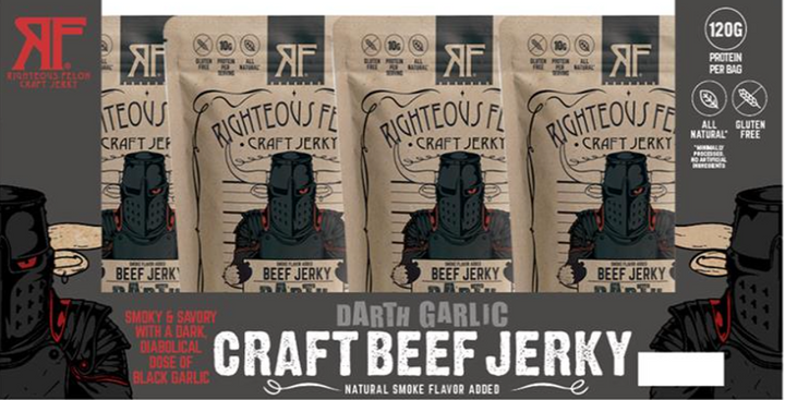 Darth Garlic Beef Jerky Bulk Bag 12oz