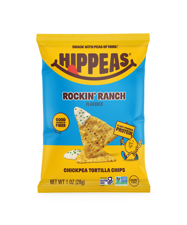 Hippeas Vegan Rockin' Ranch Chickpea Tortilla Chips 1oz (21ct)