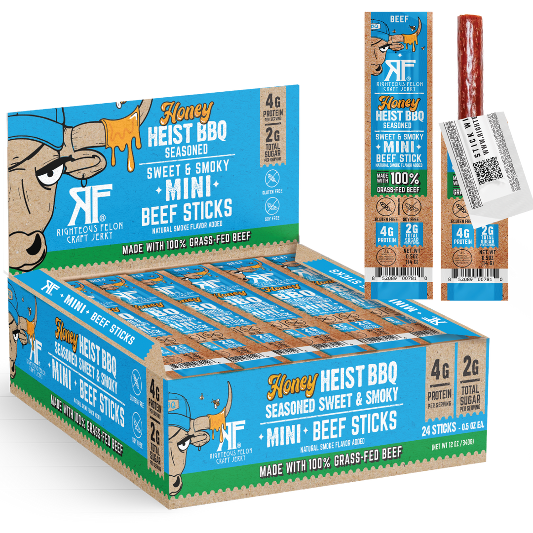 Righteous Felon Honey BBQ Stick Minis 0.5oz (24ct)