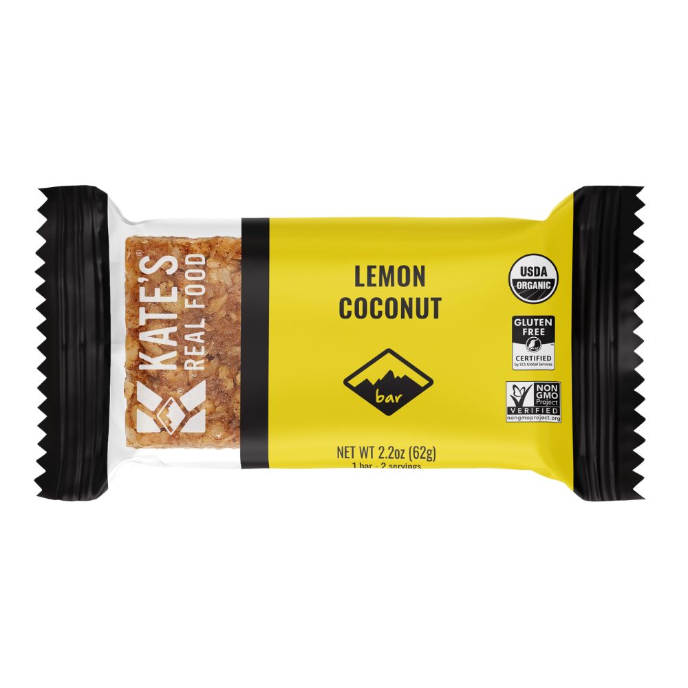 Kate's Real Food Lemon Coconut Oat Energy Bar 2.2oz