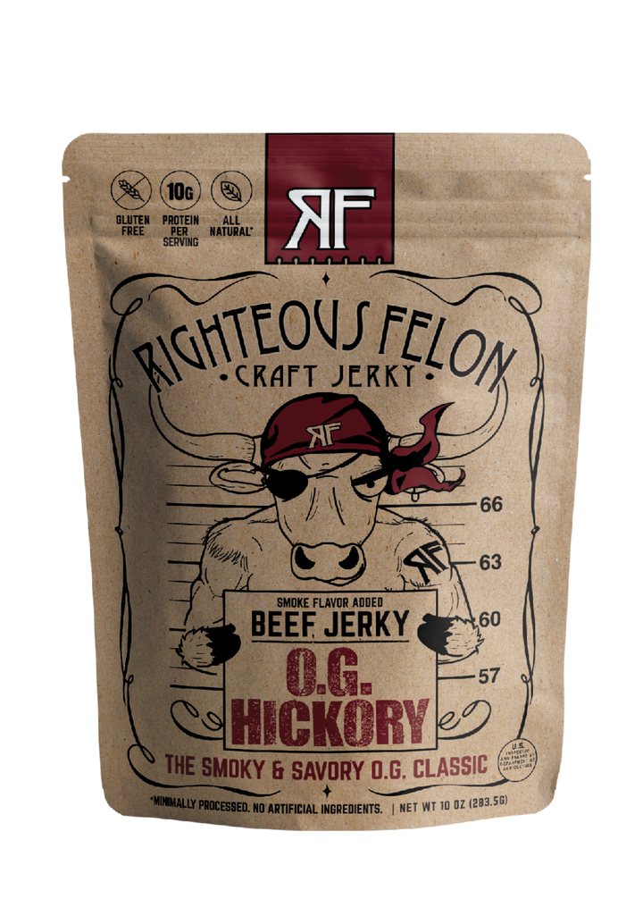 O.G. Hickory Beef Jerky Bulk Bag 10oz