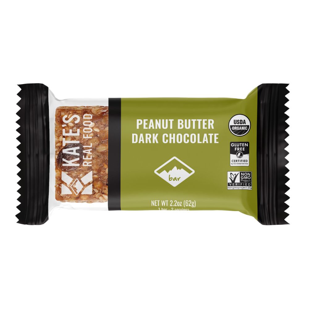 Kate&#39;s Real Food Peanut Butter Dark Chocolate Oat Energy Bar 2.2oz
