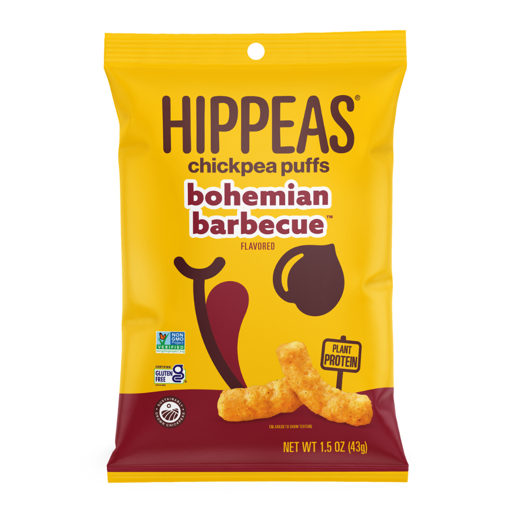 Hippeas Bohemian BBQ Chips, 1oz