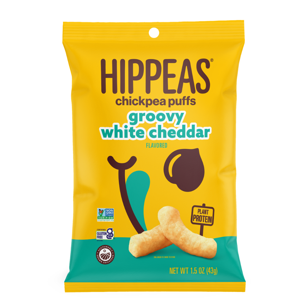 Hippeas Vegan White Cheddar, 1.5oz