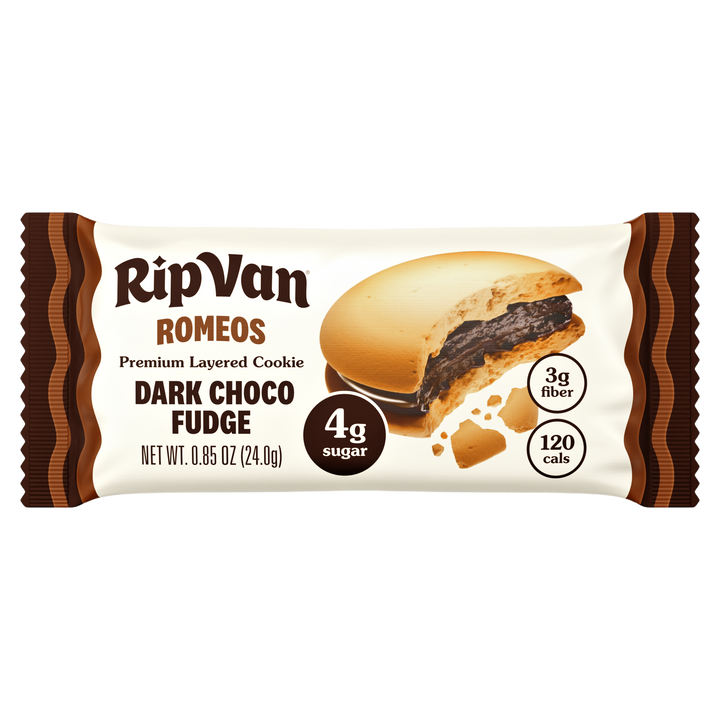 Romeos Dark Choco Fudge Layer Cookies 0.85oz (9ct) (9ct)