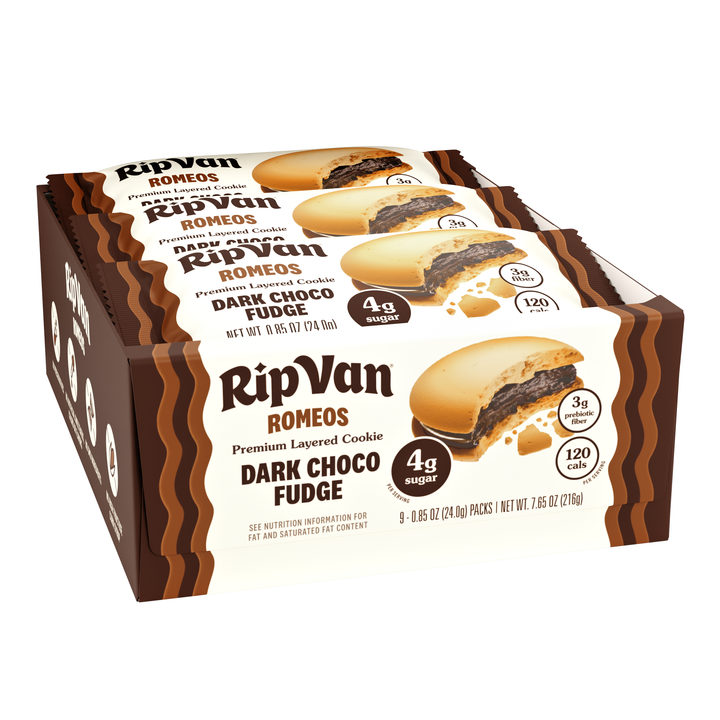 Romeos Dark Choco Fudge Layer Cookies 0.85oz (9ct) (9ct)
