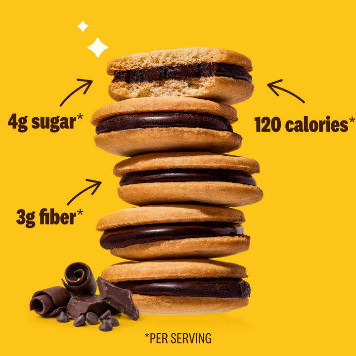 Romeos Dark Choco Fudge Layer Cookies 0.85oz (9ct) (9ct)