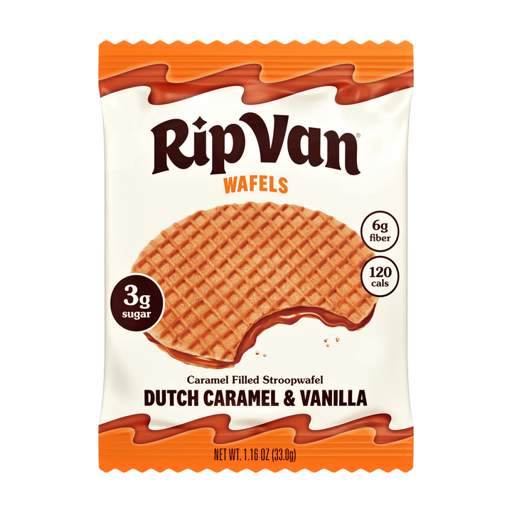 Rip Van Dutch Caramel & Vanilla Stroopwafel Cookies 1.16oz (48ct)