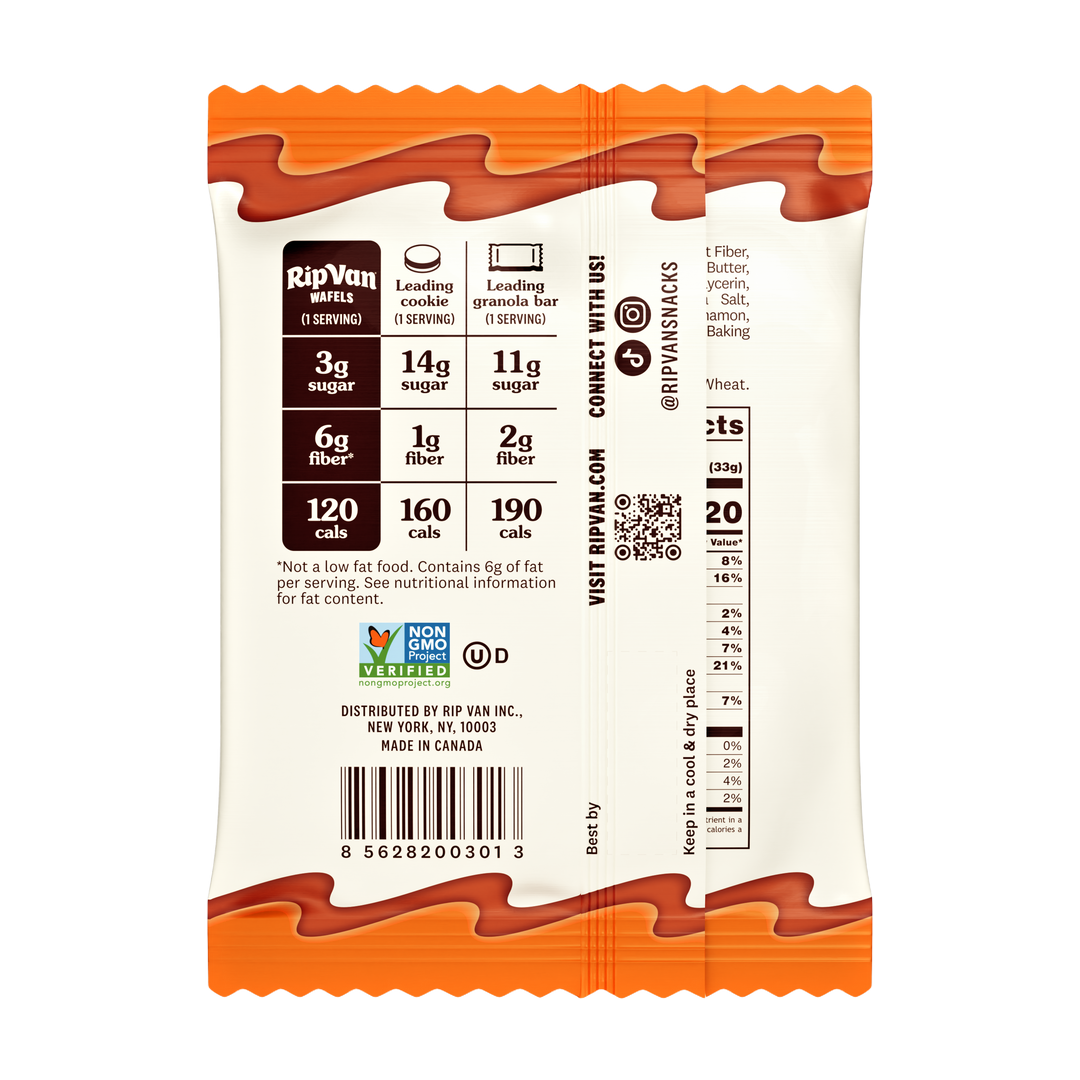 Rip Van Dutch Caramel & Vanilla Stroopwafel Cookies 1.16oz (48ct)