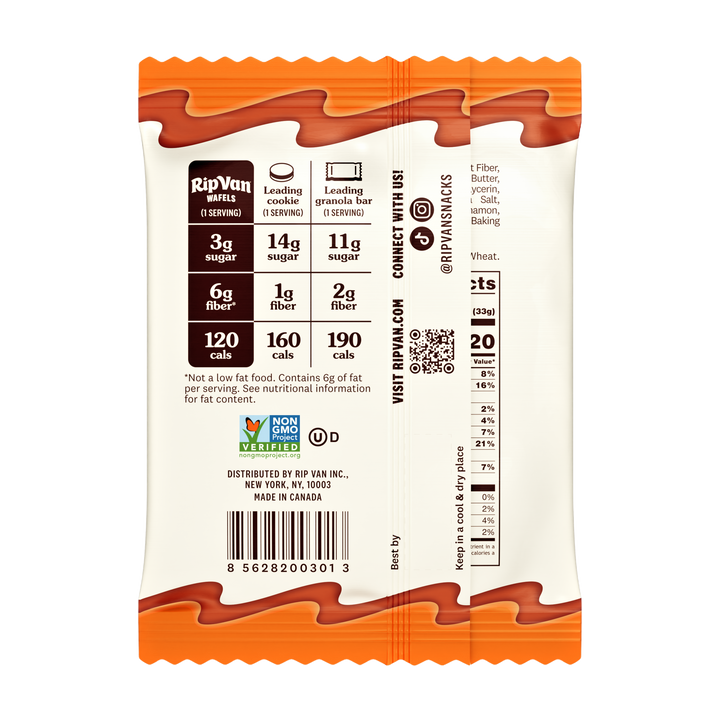 Rip Van Dutch Caramel & Vanilla Stroopwafel Cookies 1.16oz (48ct)