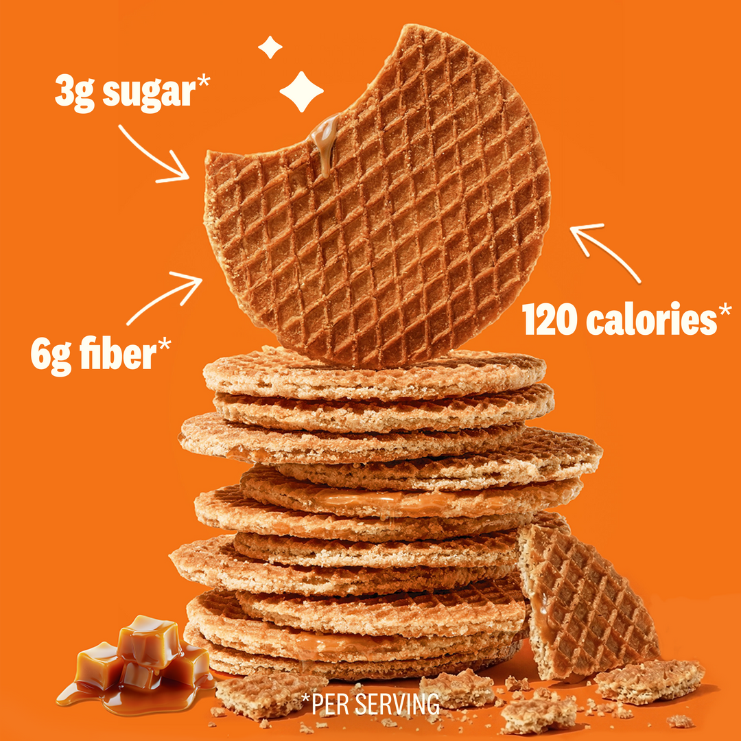 Rip Van Dutch Caramel & Vanilla Stroopwafel Cookies 1.16oz (48ct)
