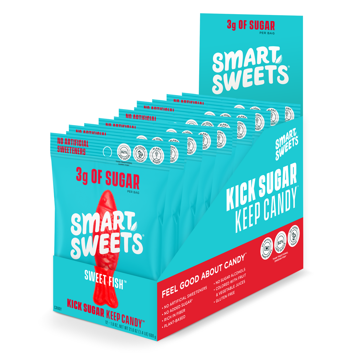 SmartSweets Sweet Fish 1.8oz (12ct) full case