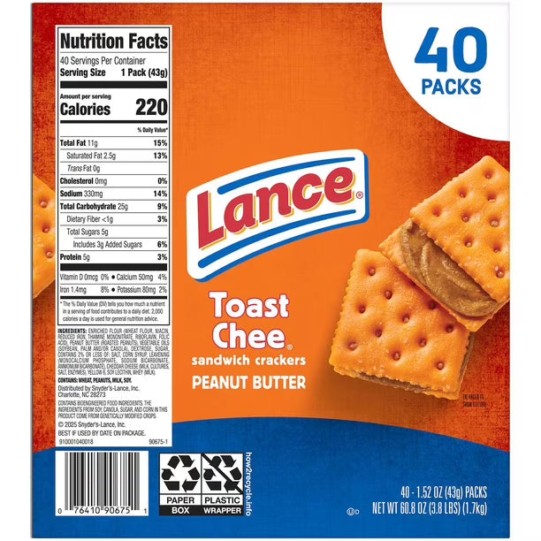 Lance Toast Chee Crackers