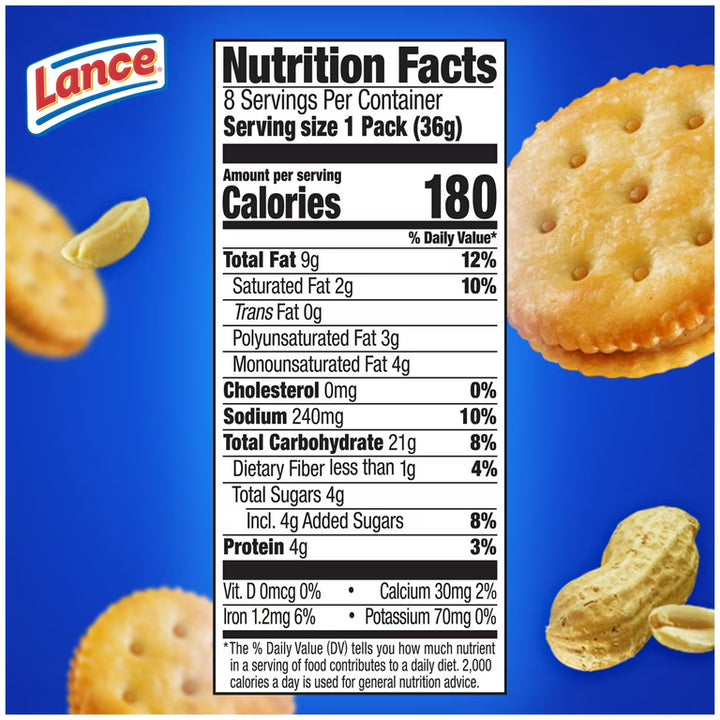 Lance Toasty Cracker Sandwiches