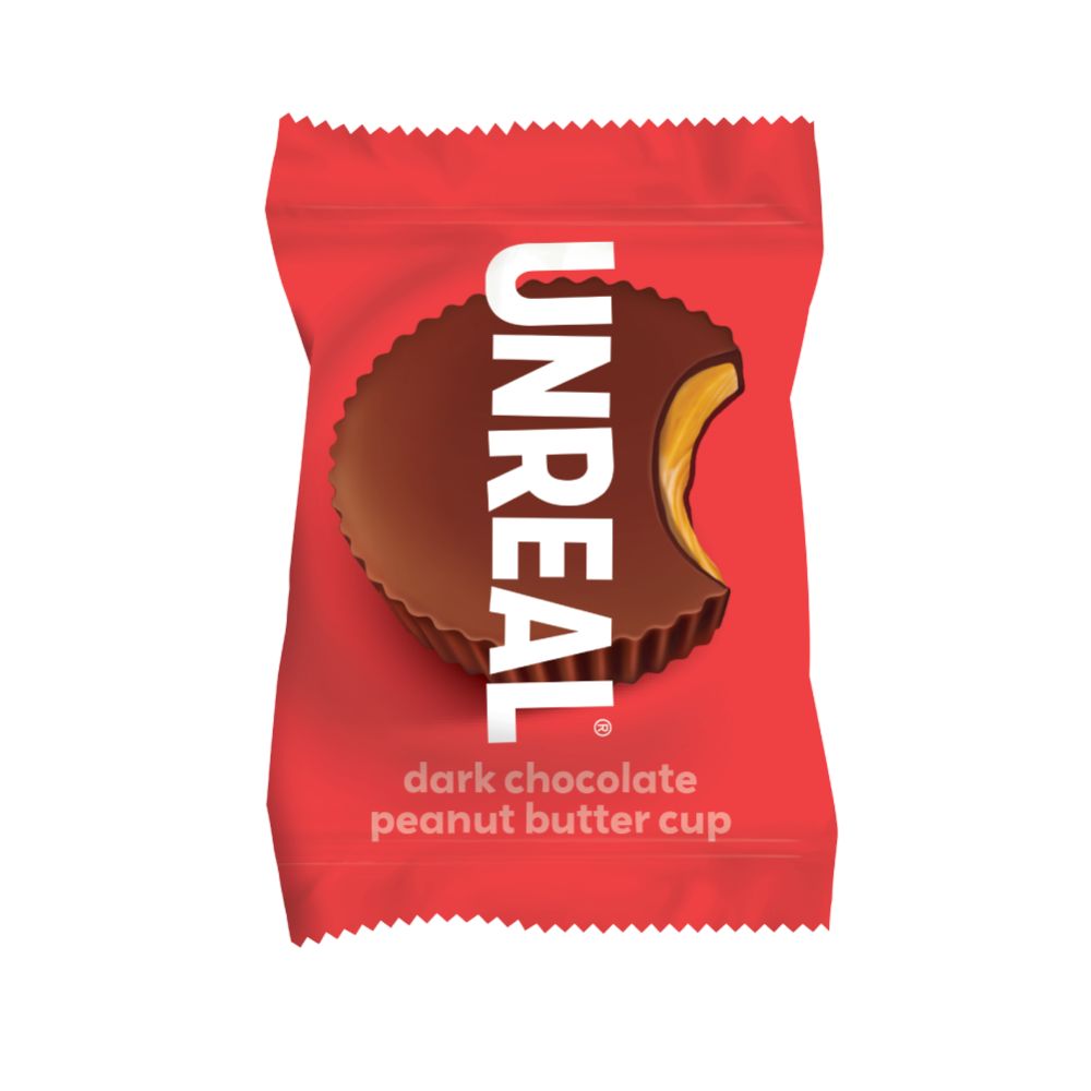 UnReal Mini Dark Chocolate Peanut Butter Cups 0.5oz