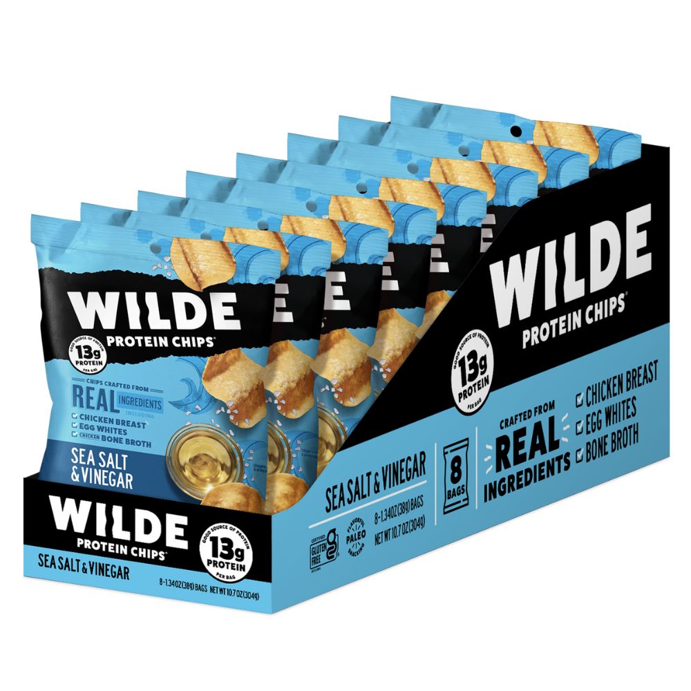 Wilde Chips - 1.34oz Salt &amp; Vinegar Chicken full case