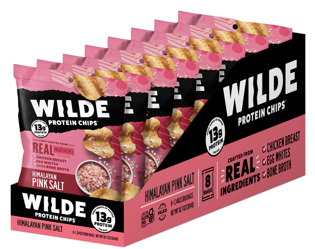 WILDE Himalayan Pink Salt Protein Chips 1.34oz (8ct)