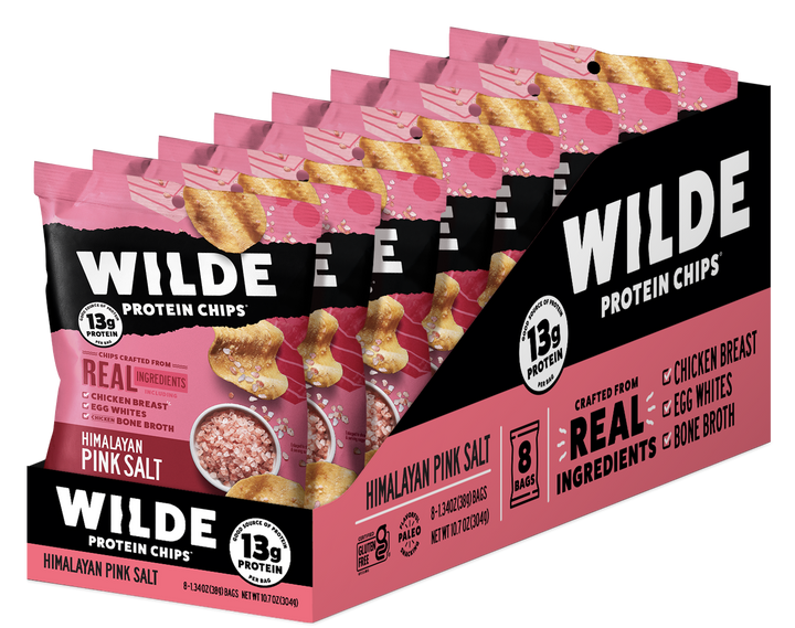 WILDE Himalayan Pink Salt Protein Chips 1.34oz (8ct)