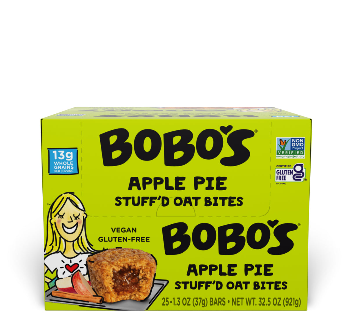 Bobo&#39;s Apple Pie Stuff&#39;d Oat Bites 1.3oz (25ct)