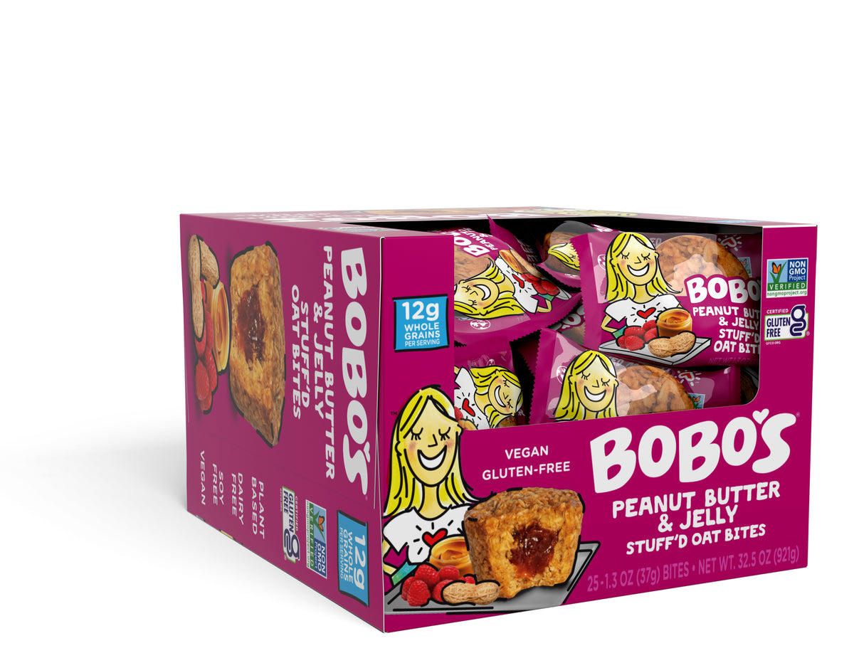 Bobo&#39;s Peanut Butter &amp; Jelly Stuff&#39;d Oat Bites 1.3oz (25ct)