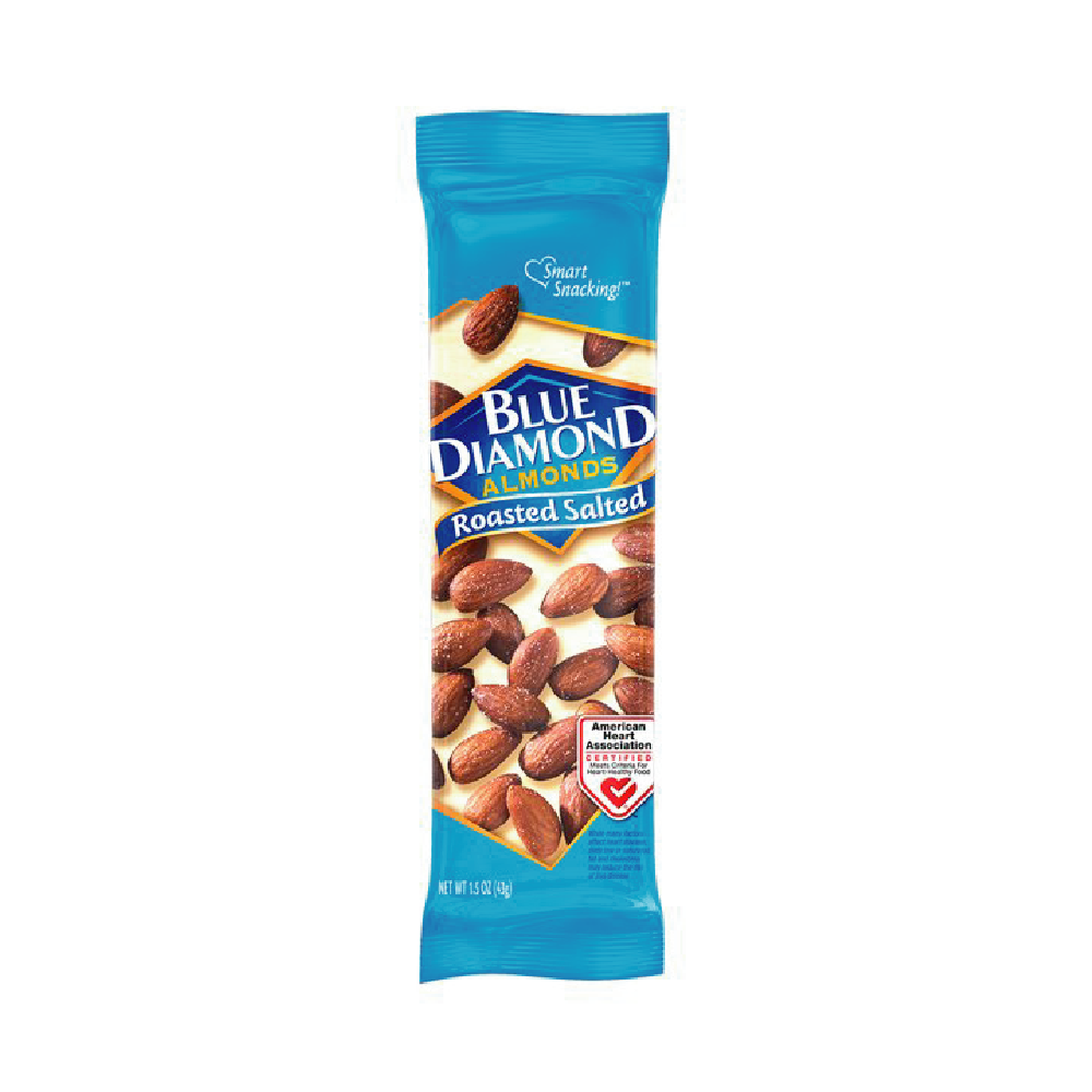 Blue Diamond Roasted Salted Almonds 1.5oz (12ct)