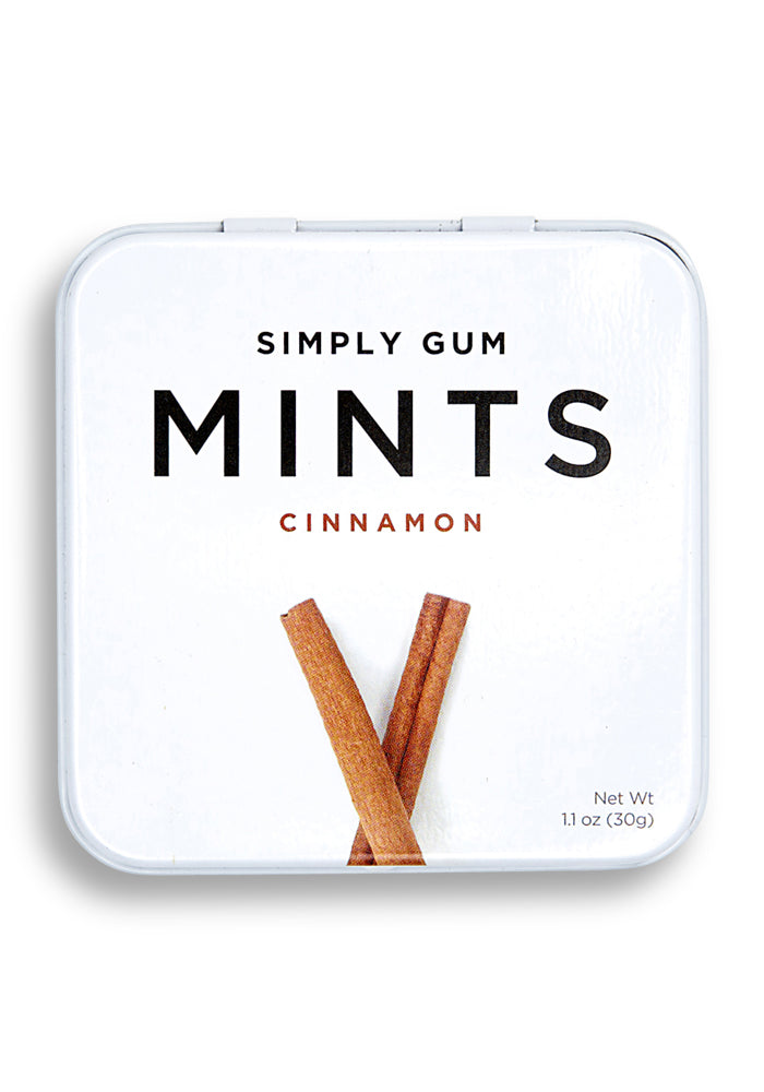 Simply Gum Cinnamon Breath Mints 1.1oz (6ct)