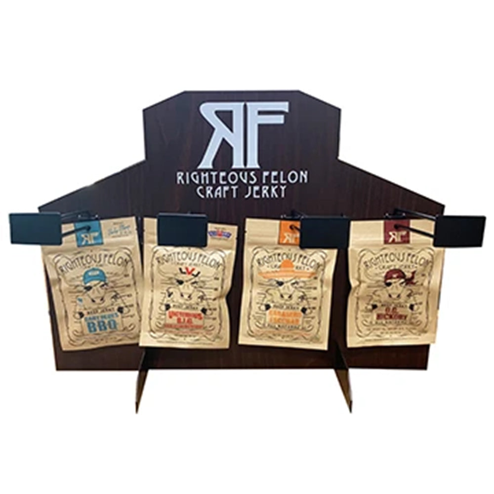 Righteous Felon 4-Peg Countertop Jerky Display