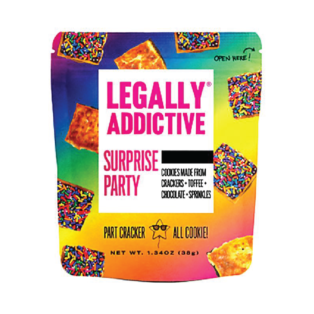 Legally Addictive Surprise Party Cracker Cookies Mini 1.34oz (12ct)