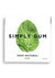 Simply Gum Peppermint Chewing Gum 15pc (12ct)