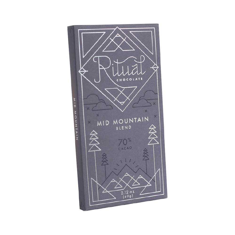 Ritual Mid Mountain Blend 70% Cacao Dark Chocolate Bar 2.12oz (12ct)