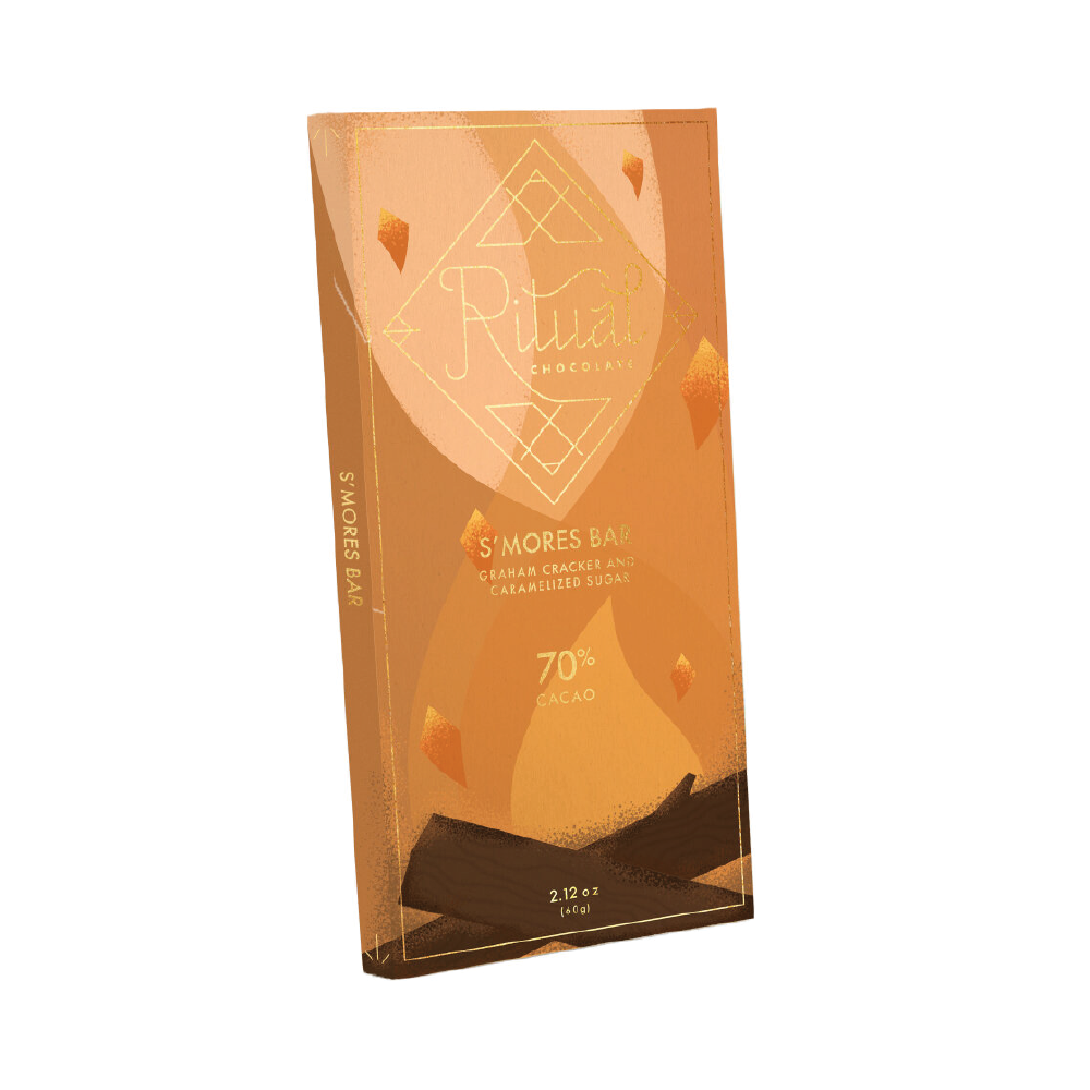 Ritual S&#39;mores 70% Cacao Dark Chocolate Bar 2.12oz (12ct)