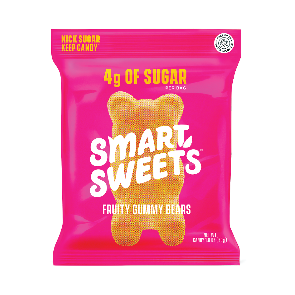 SmartSweets Fruity Gummy Bears 1.8oz (12ct)
