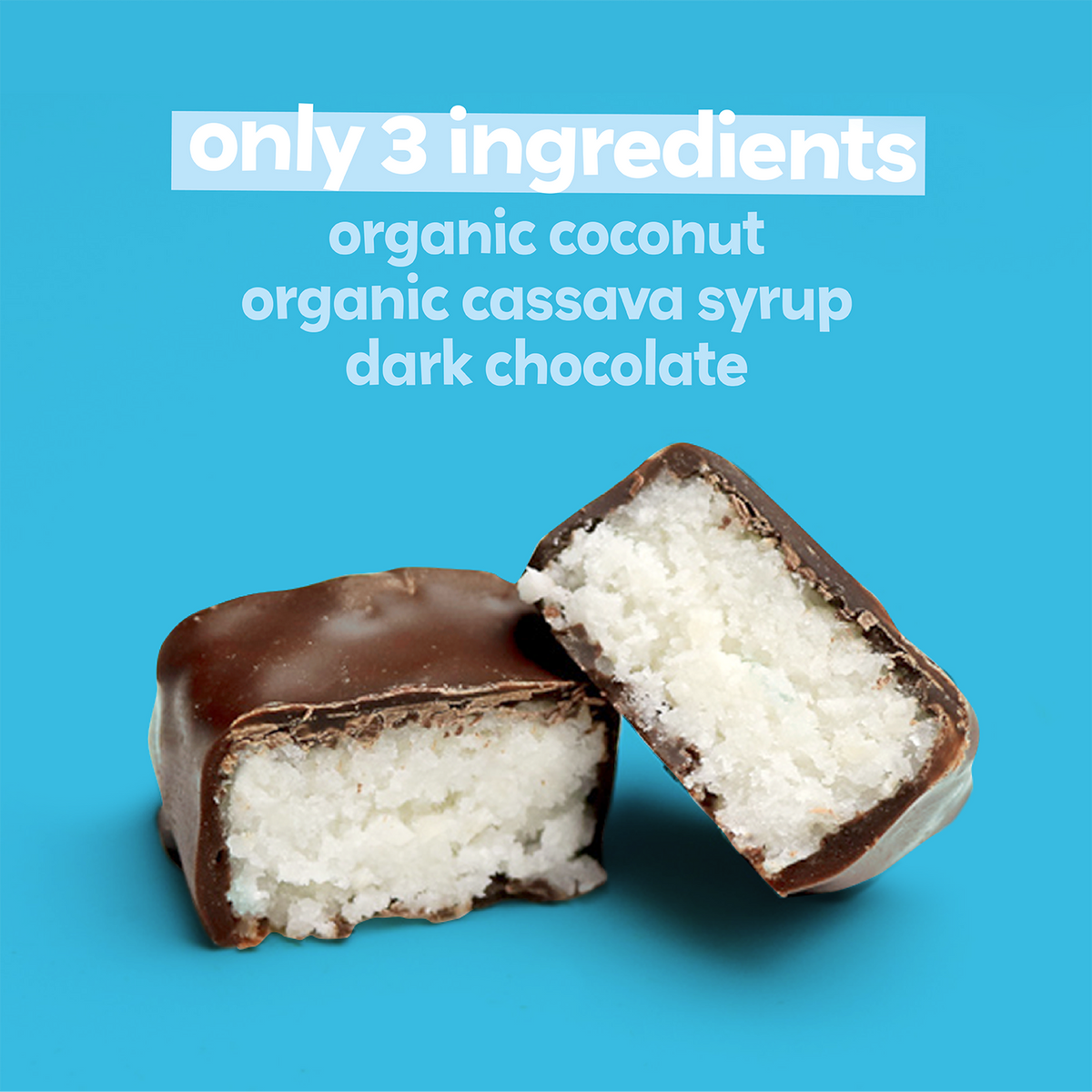 UnReal Dark Chocolate Coconut Bars Pouch Bag 4.2oz (6ct)