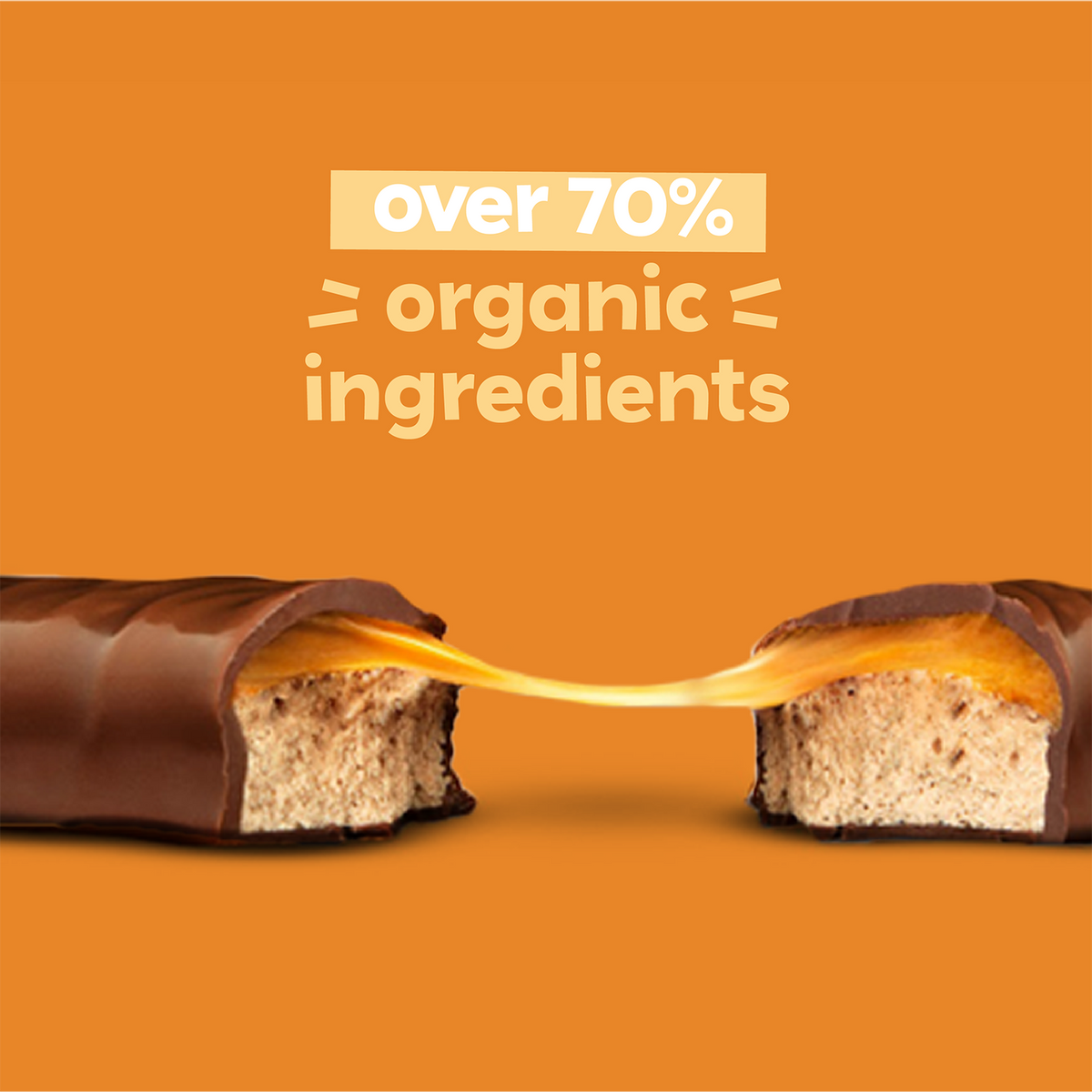 UnReal Dark Chocolate Caramel Peanut Nougat Bars Pouch Bag 3.4oz (6ct)