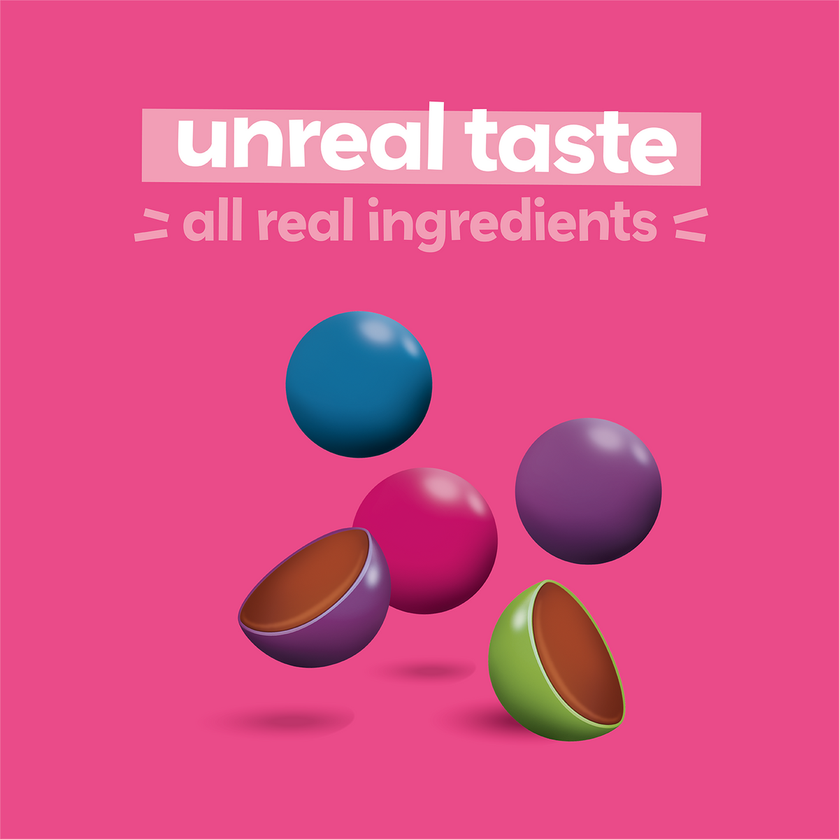 UnReal Milk Chocolate Gems Snack Pack 1.5oz (12ct)
