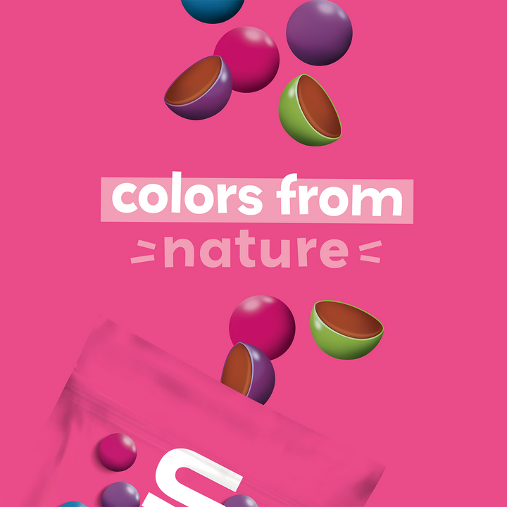UnReal Milk Chocolate Gems Snack Pack 1.5oz  "colors from nature"