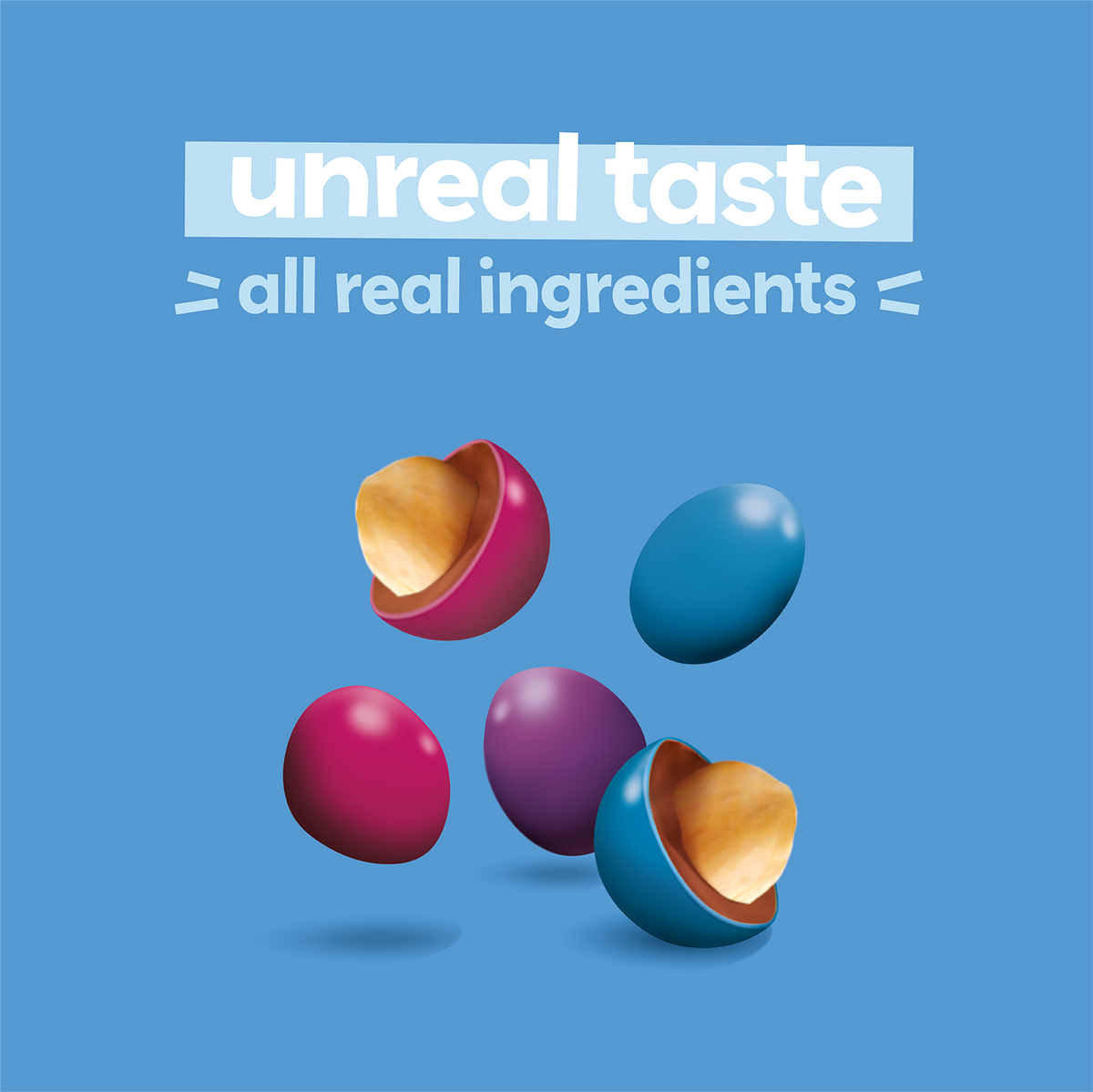 UnReal Dark Chocolate Peanut Gems Snack Pack 1.5oz (12ct)